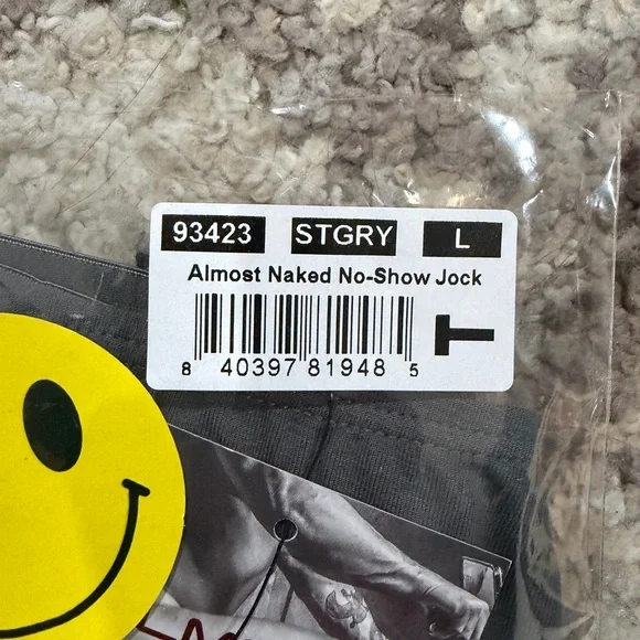 Andrew Christian Gray No-Show Jock LARGE - Picture 3 of 3